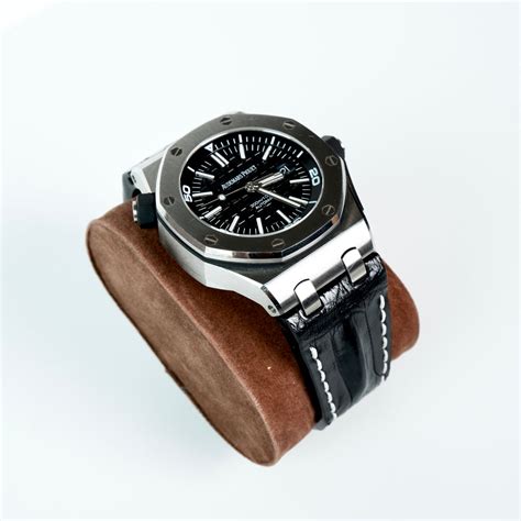 audemars piguet diver strap|Audemars Piguet hornback strap.